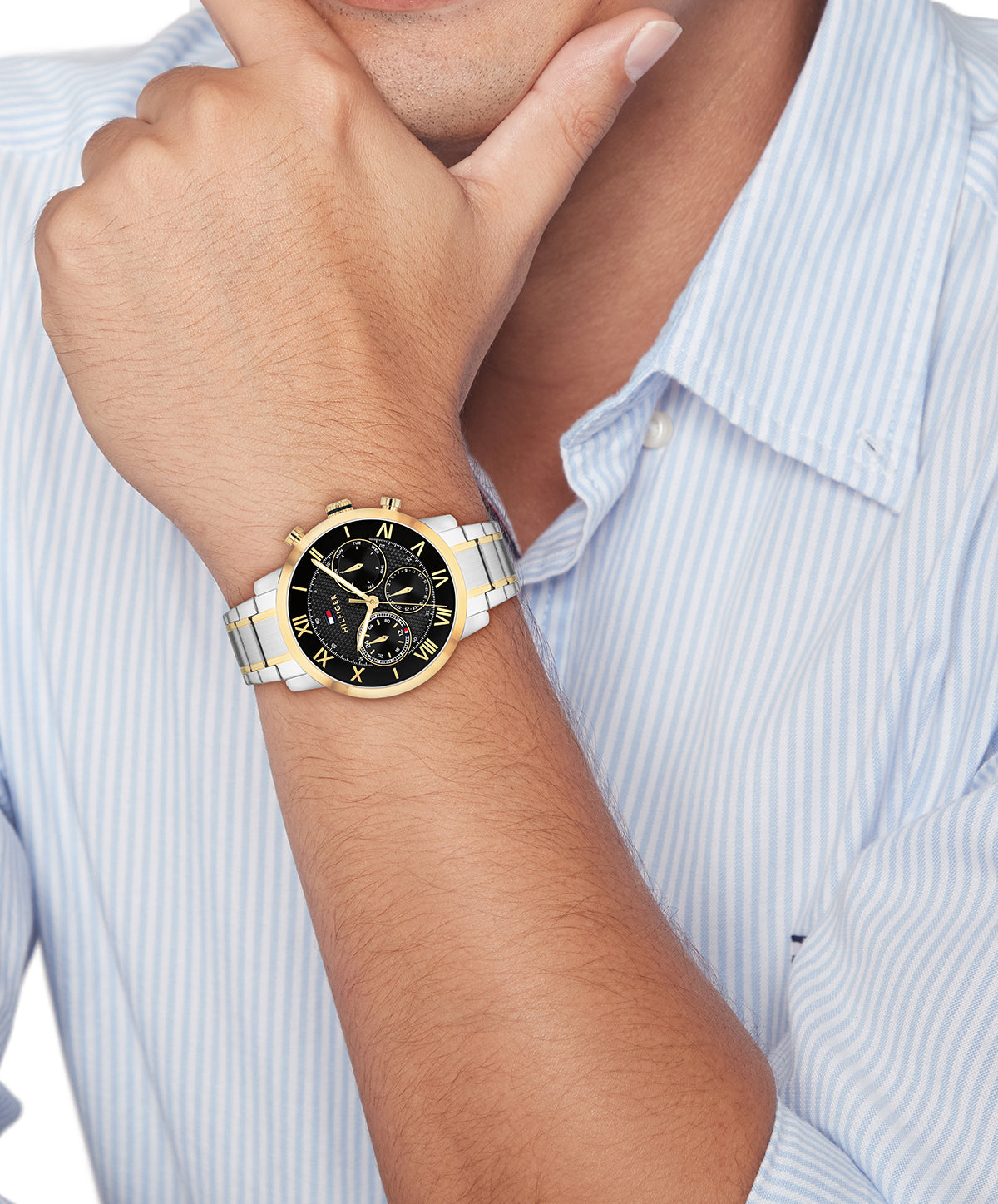 Tommy Hilfiger 1710729 Men's Ionic Plated Thin Gold Steel Watch