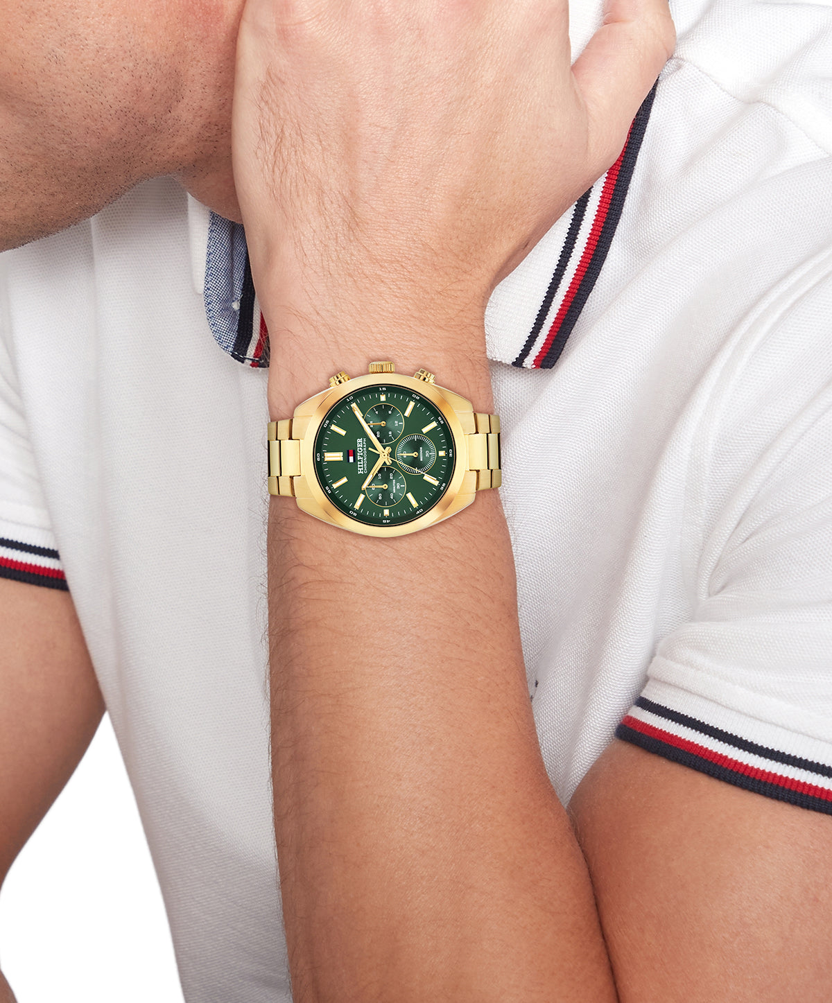 Tommy Hilfiger 1710736 Men's Ionic Plated Thin Gold Steel Watch