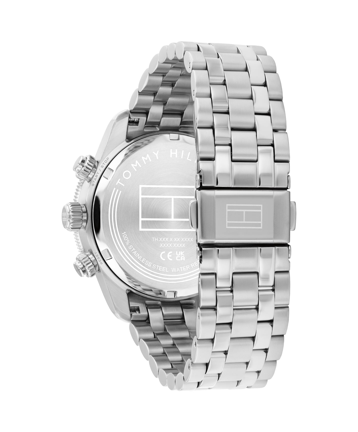 Tommy Hilfiger 1710745 Men's Chronograph Stainless Steel Green Dial Quartz Watch