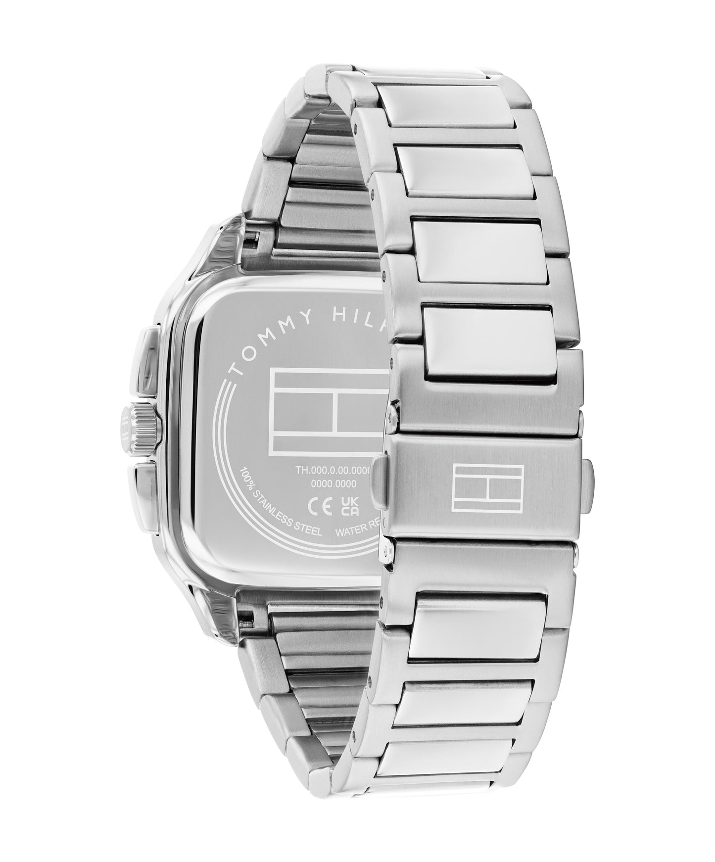 Tommy Hilfiger 1710758 Men's Stainless Steel Black Dial Quartz Watch