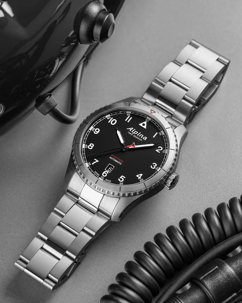 Alpina Startimer Pilot Automatic Stainless Steel 41MM AL-525BW4S26B