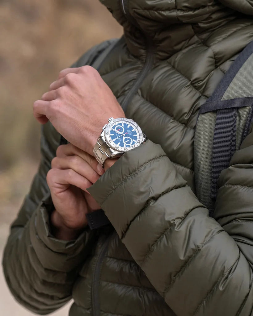Alpina Alpiner 4 Chronograph Light Blue Automatic AL-860LNS5AQ6B