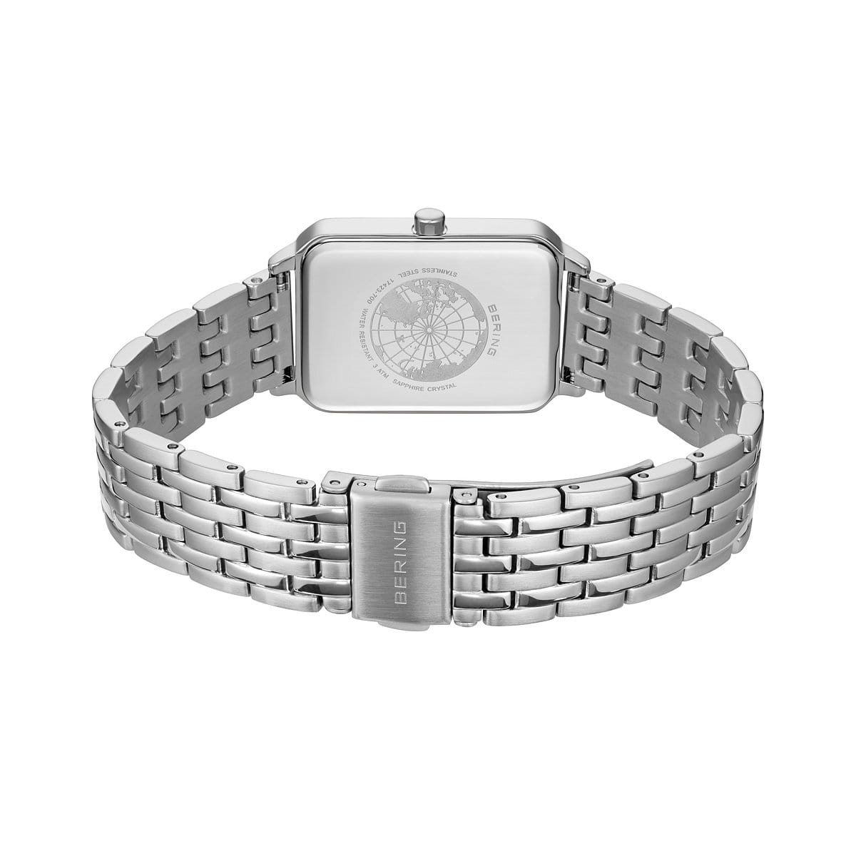 Bering 17423-700 Women's Stainless Steel Angular Quartz Watch