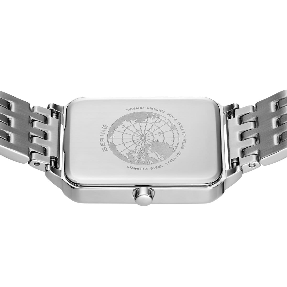 Bering 17423-700 Women's Stainless Steel Angular Quartz Watch