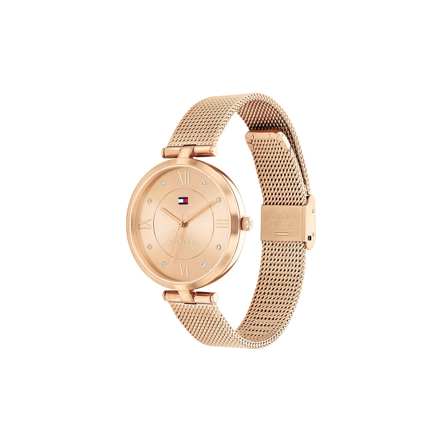 Tommy Hilfiger 1782712 Women's Ionic Rose Gold Plated Steel Mesh Watch