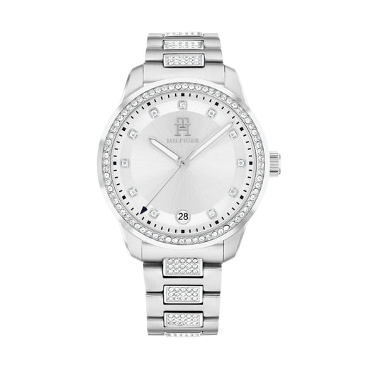 Tommy Hilfiger 1782757 Women's Stainless Steel Bracelet and Silver Dial Quartz Watch