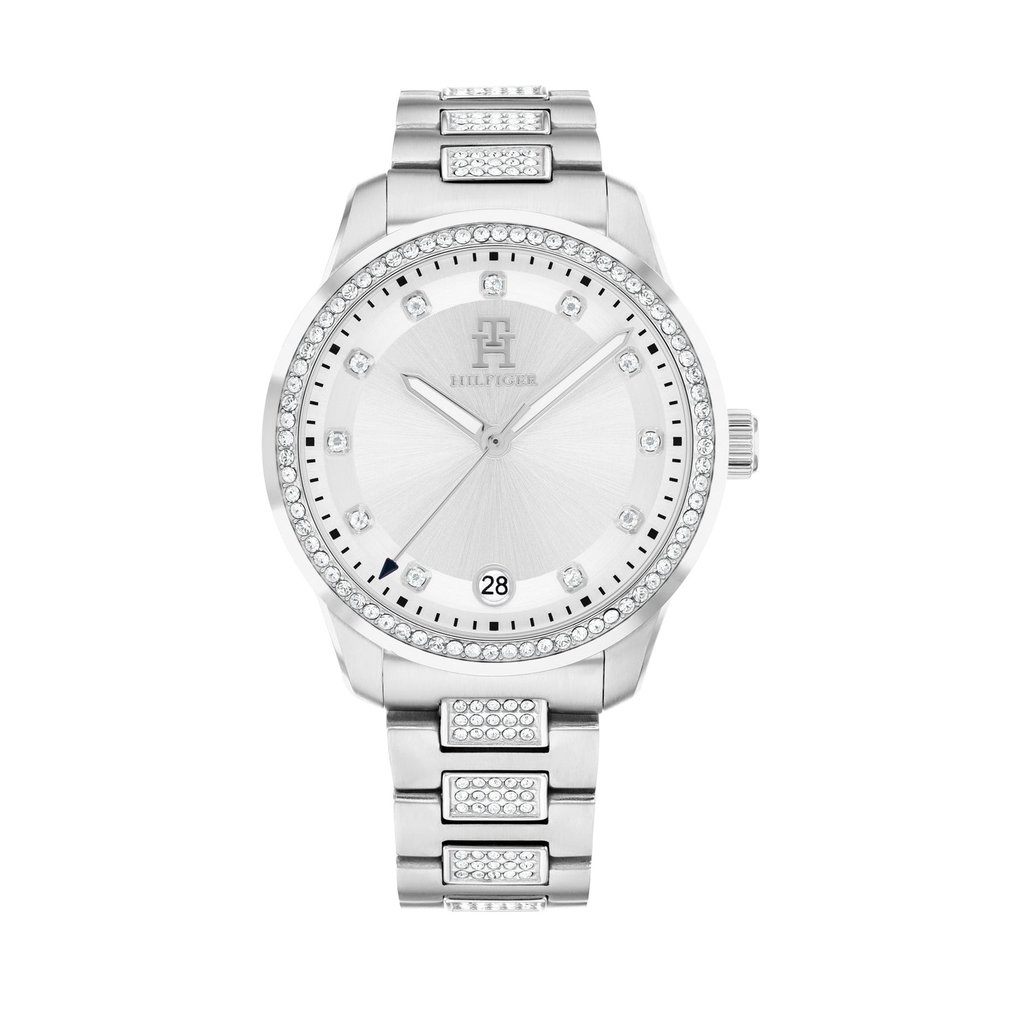 Tommy Hilfiger 1782757 Women's Stainless Steel Bracelet and Silver Dial Quartz Watch
