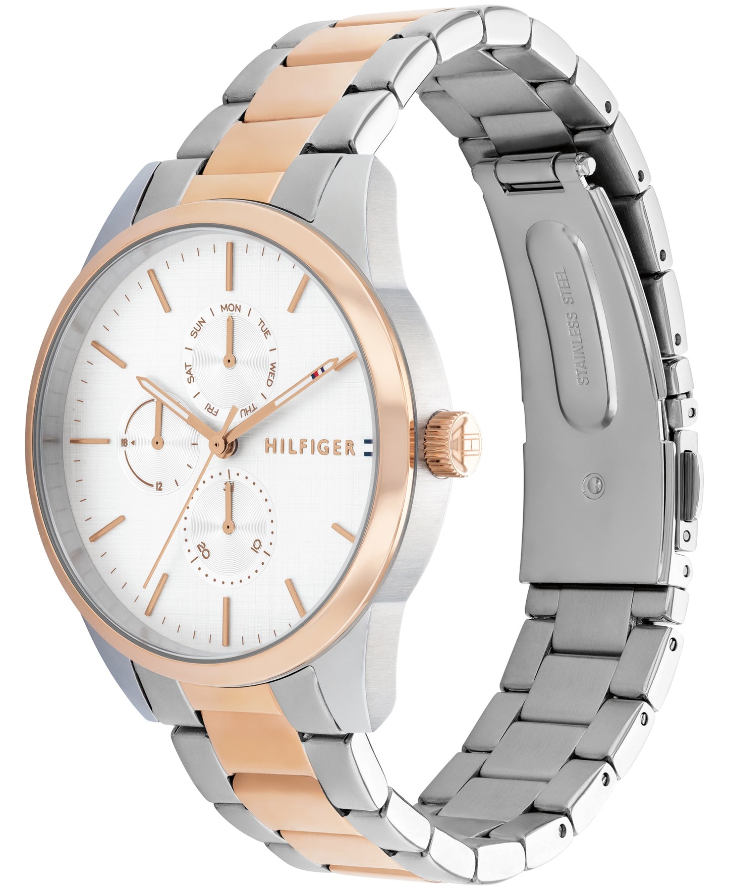 Tommy Hilfiger 1782768 Women's Silver Gold Stainless Steel Watch