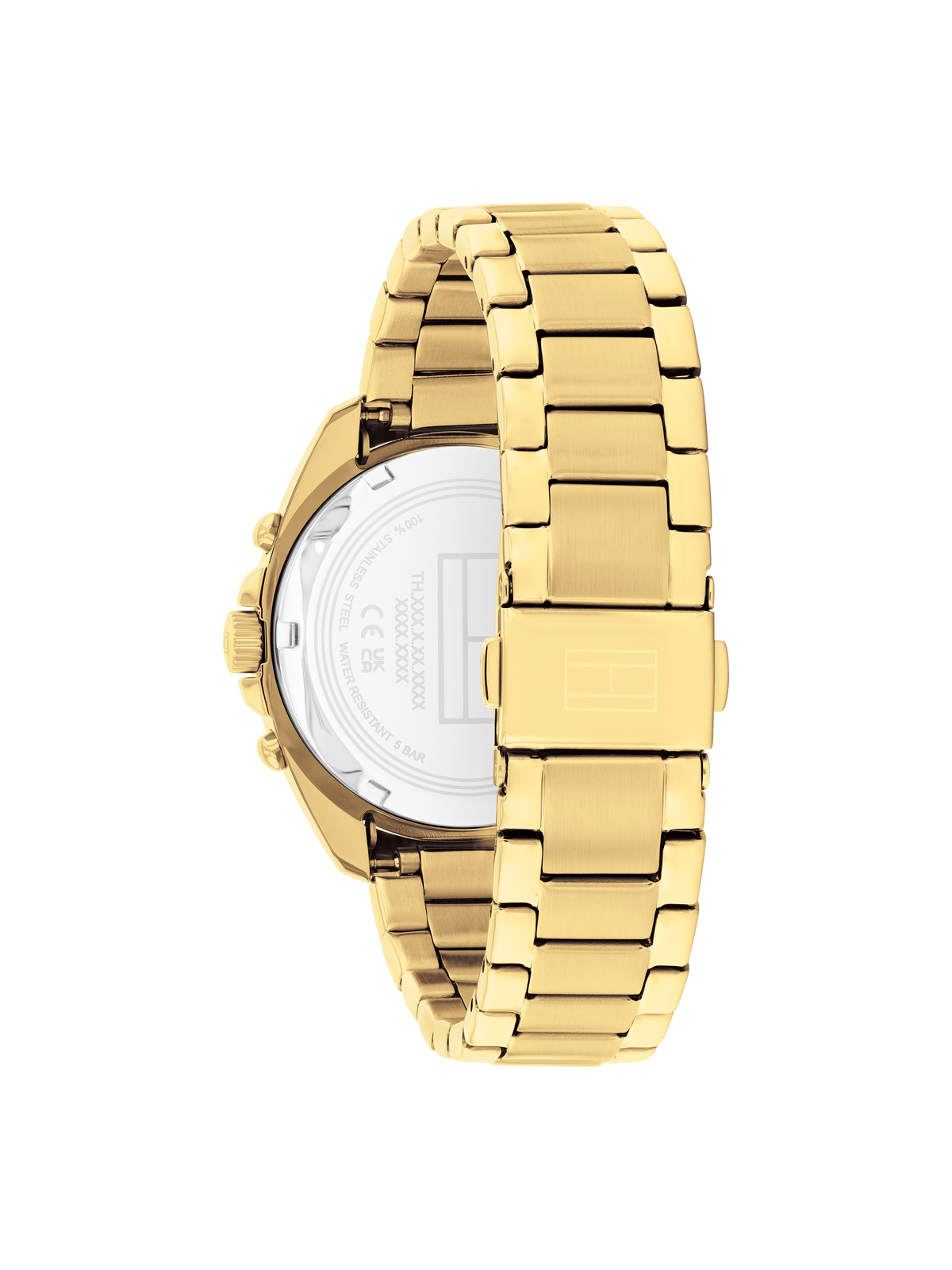 Tommy Hilfiger 1782783 Women's Ionic Plated Thin Gold Steel and Blue Dial Watch