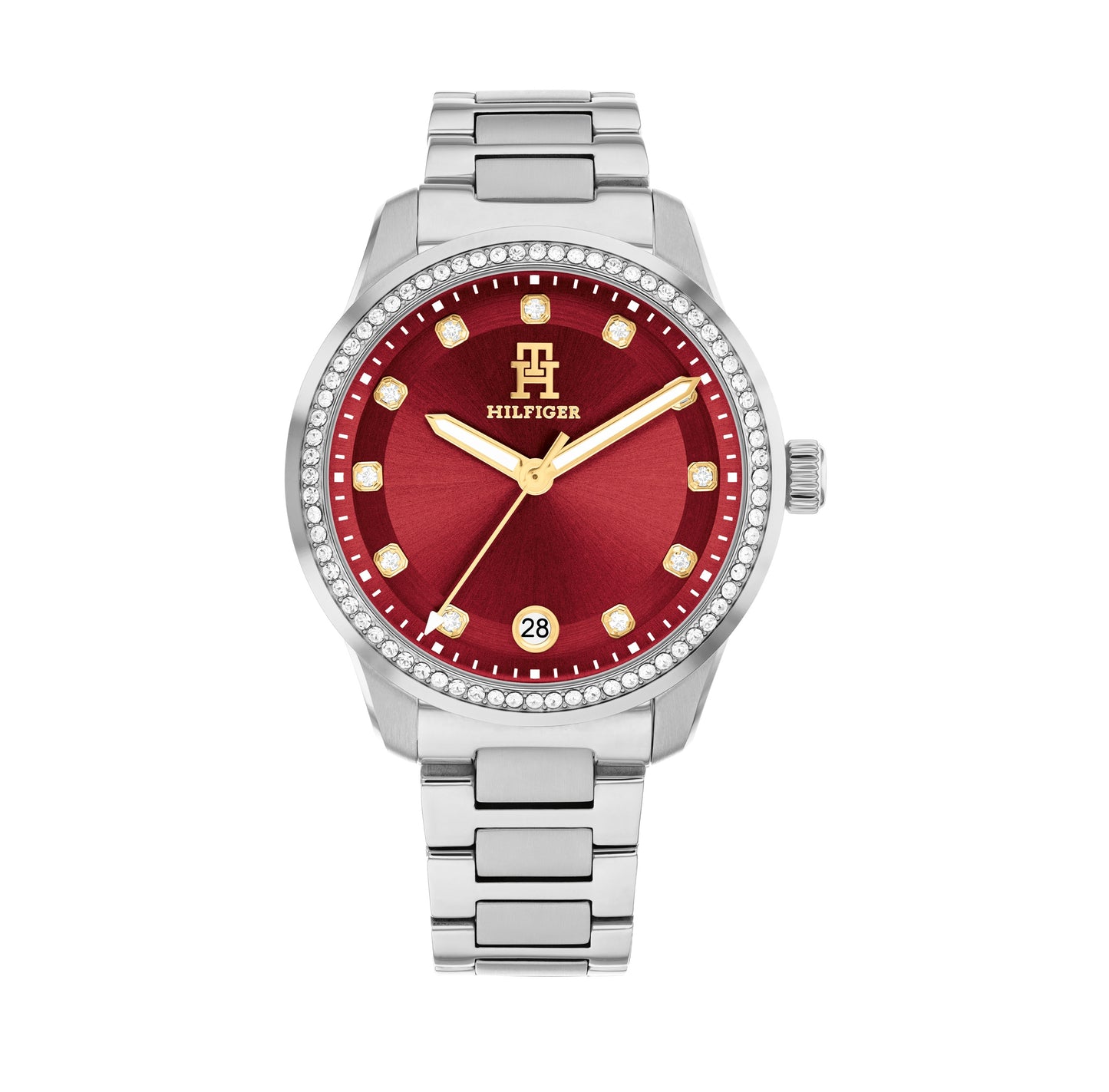 Tommy Hilfiger 1782794 Stainless Steel Cherry Dial Women's Watch