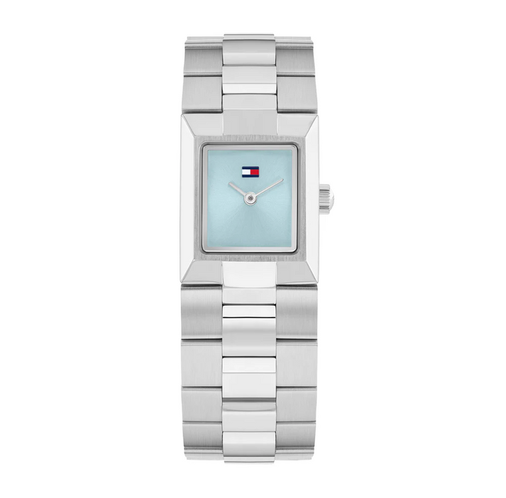 Tommy Hilfiger 1782797 Women's Stainless Steel and Light Blue Dial Wat ...