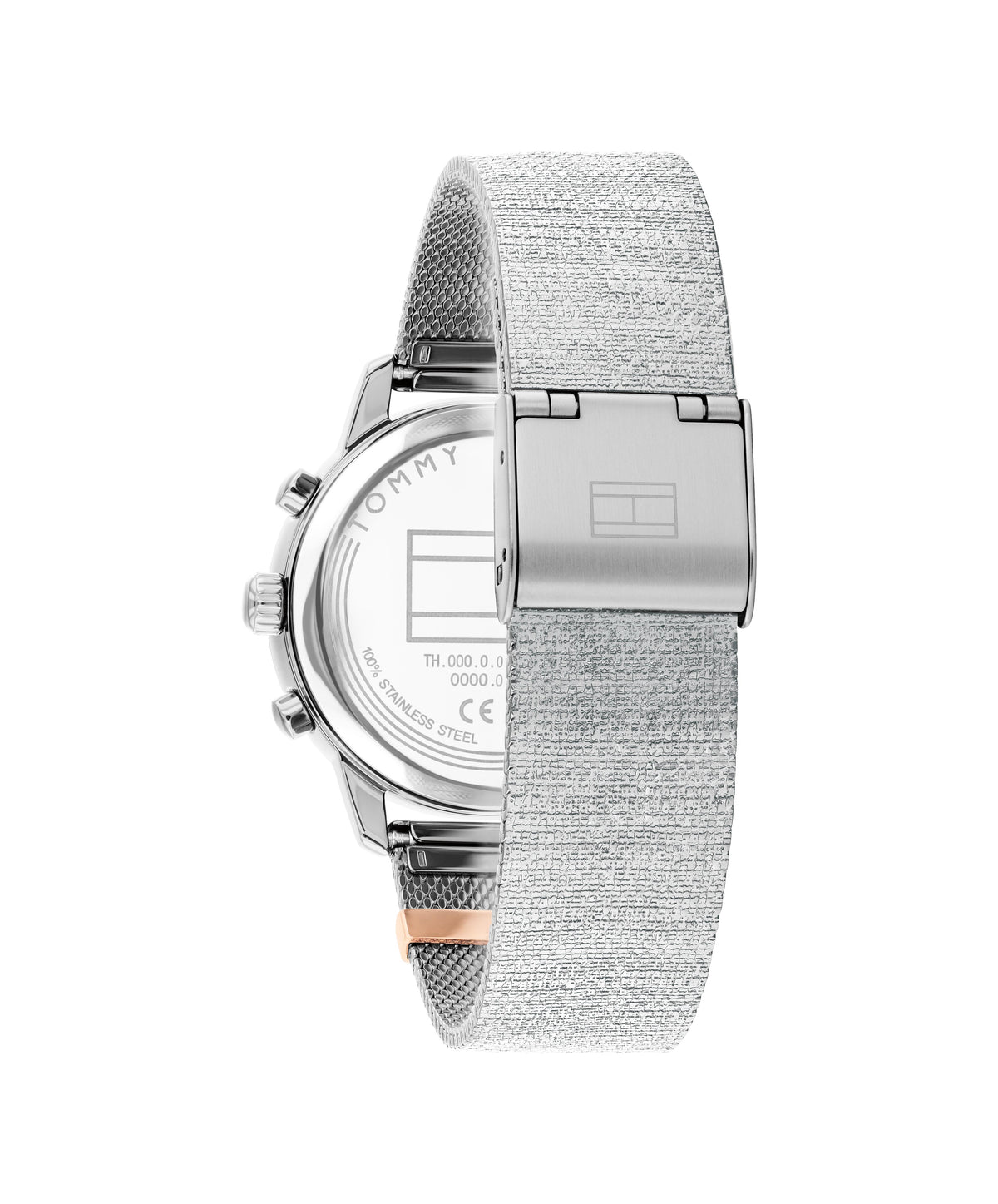 Tommy Hilfiger 1782806 Women's Ionic Plated Stainless Steel Beige Dial Watch