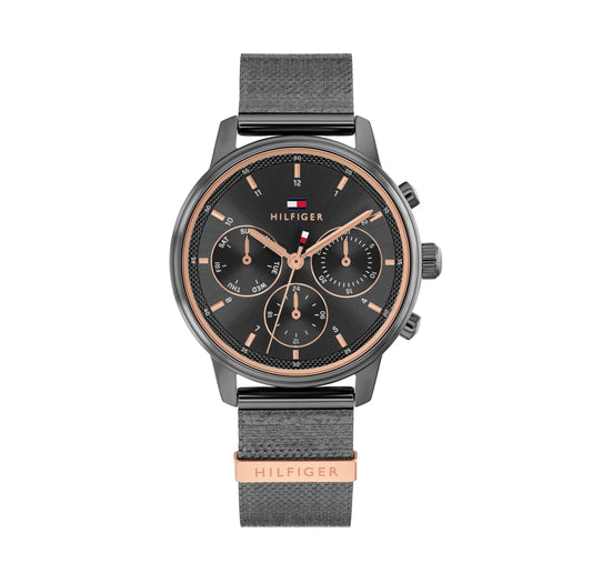 Tommy Hilfiger 1782810 Women's Ionic Plated Grey Steel Watch