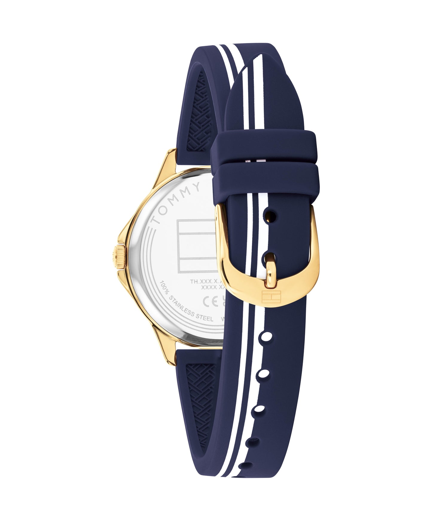 Tommy Hilfiger 1782824 Women's Silicone Strap Navy Dial Quartz Watch
