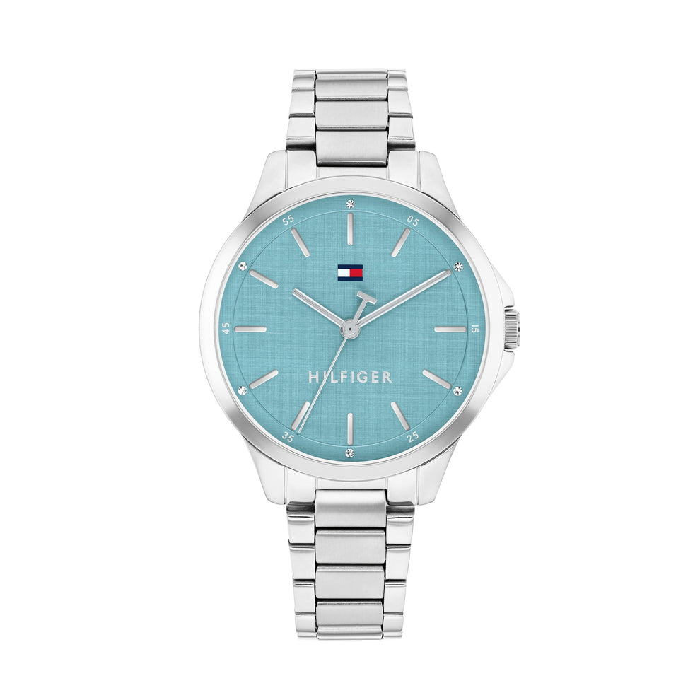 Tommy Hilfiger 1782826 Women's Stainless Steel Blue Dial Quartz Watch ...