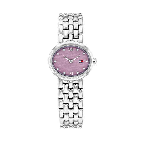 Tommy Hilfiger 1782843 Women's Stainless Steel Purple Dial Quartz Watch
