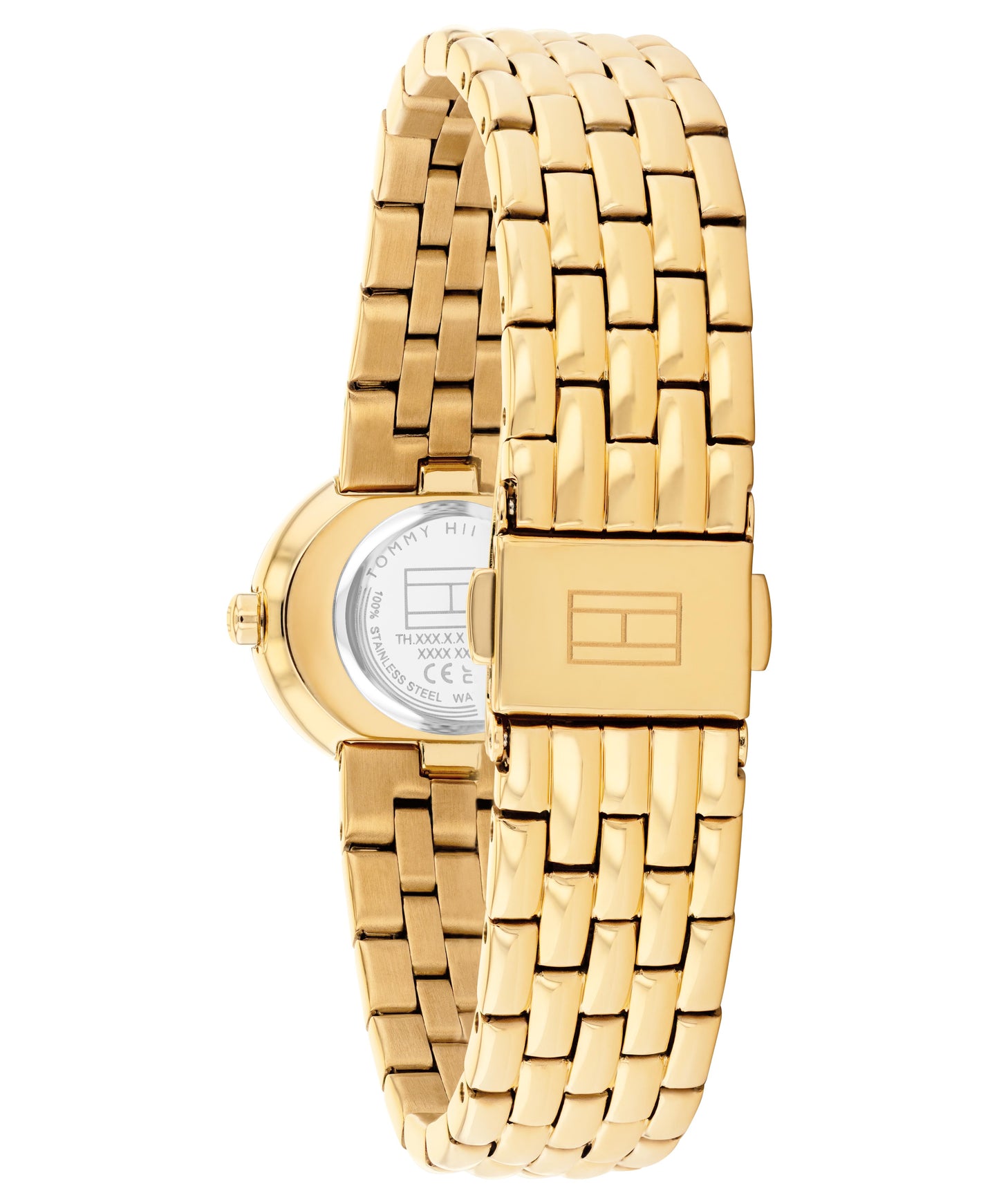 Tommy Hilfiger 1782844 Women's Ionic Plated Thin Gold Steel Brown Dial Quartz Watch