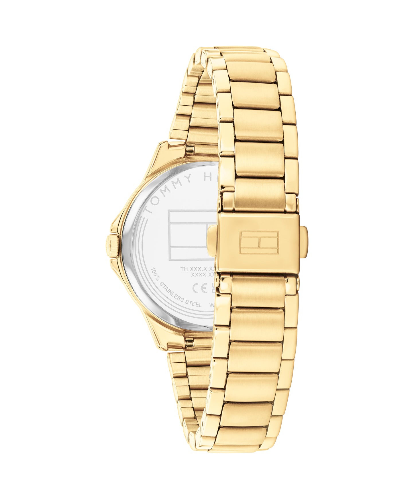 Tommy Hilfiger 1782860 Women's Ionic Plated Thin Gold Steel Teal Dial Watch