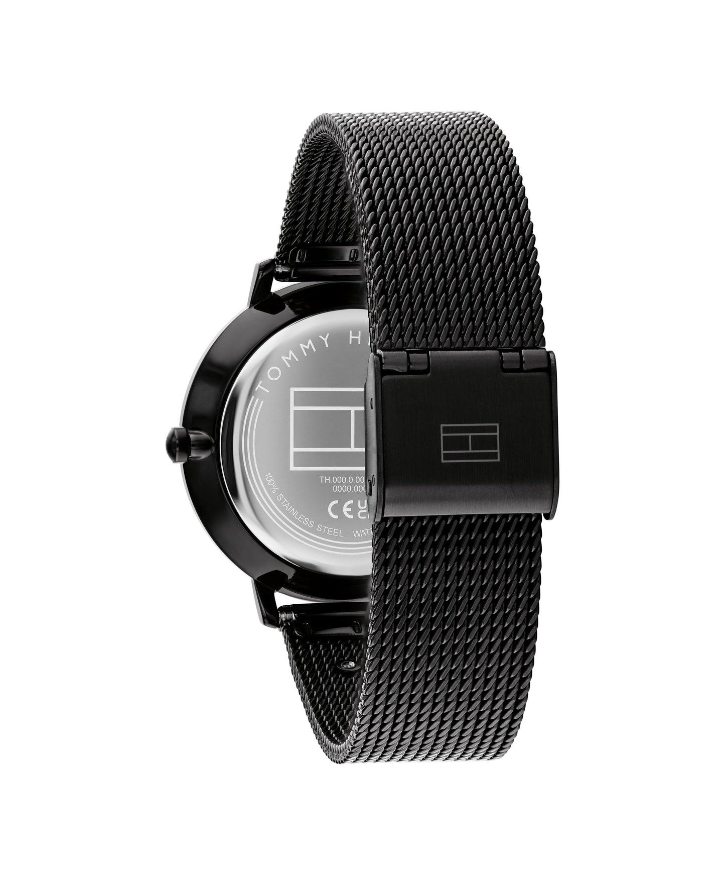 Tommy Hilfiger 1782882 Women's Ionic Plated Black Steel Mesh Quartz Watch