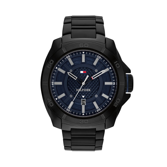 Tommy Hilfiger 1792139 Men's Ionic Black Plated Steel Watch
