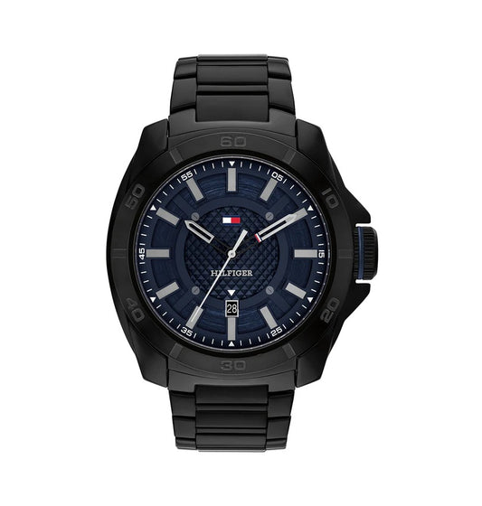 Tommy Hilfiger 1792139 Men's Ionic Black Plated Steel Watch