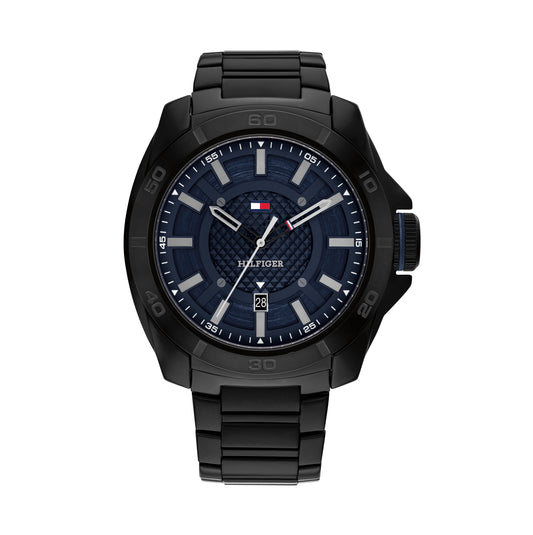 Tommy Hilfiger 1792139 Men's Ionic Black Plated Steel Watch