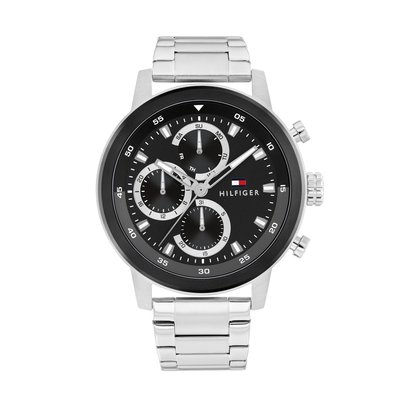 Tommy Hilfiger 1792181 Stainless Steel Black Dial Chronograph Men's Watch