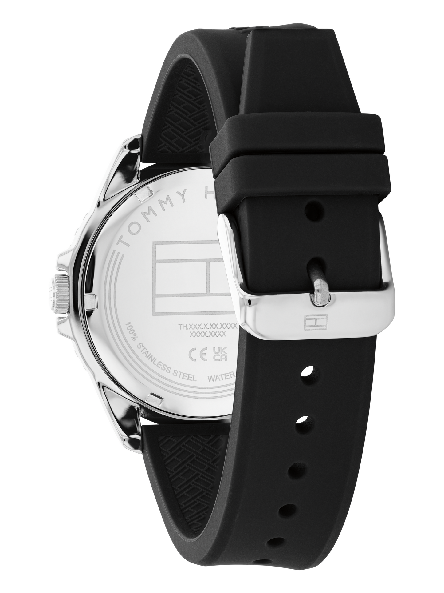 Tommy Hilfiger 1792201 Oceanic Black Silicone Strap Men's Watch