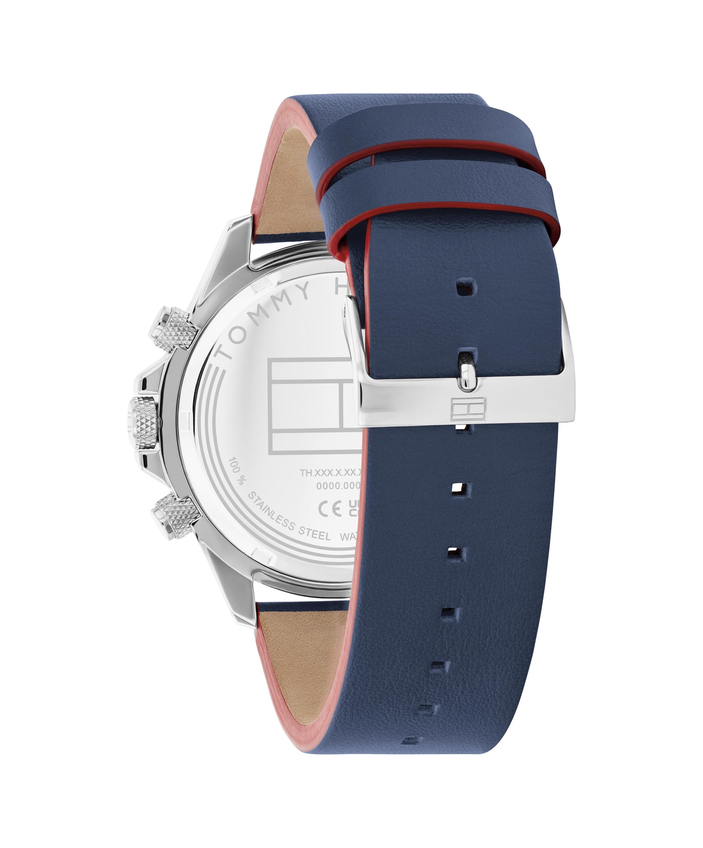 Tommy Hilfiger 1792209 Men's Leather Strap Navy Dial Quartz Watch