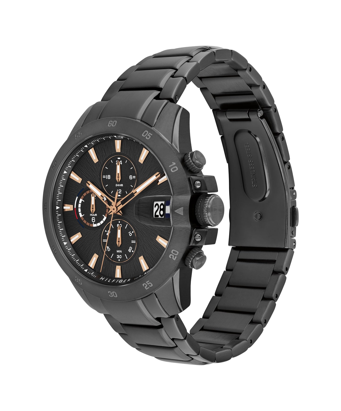 Tommy Hilfiger 1792218 Men's Ionic Plated Grey Steel Quartz Watch