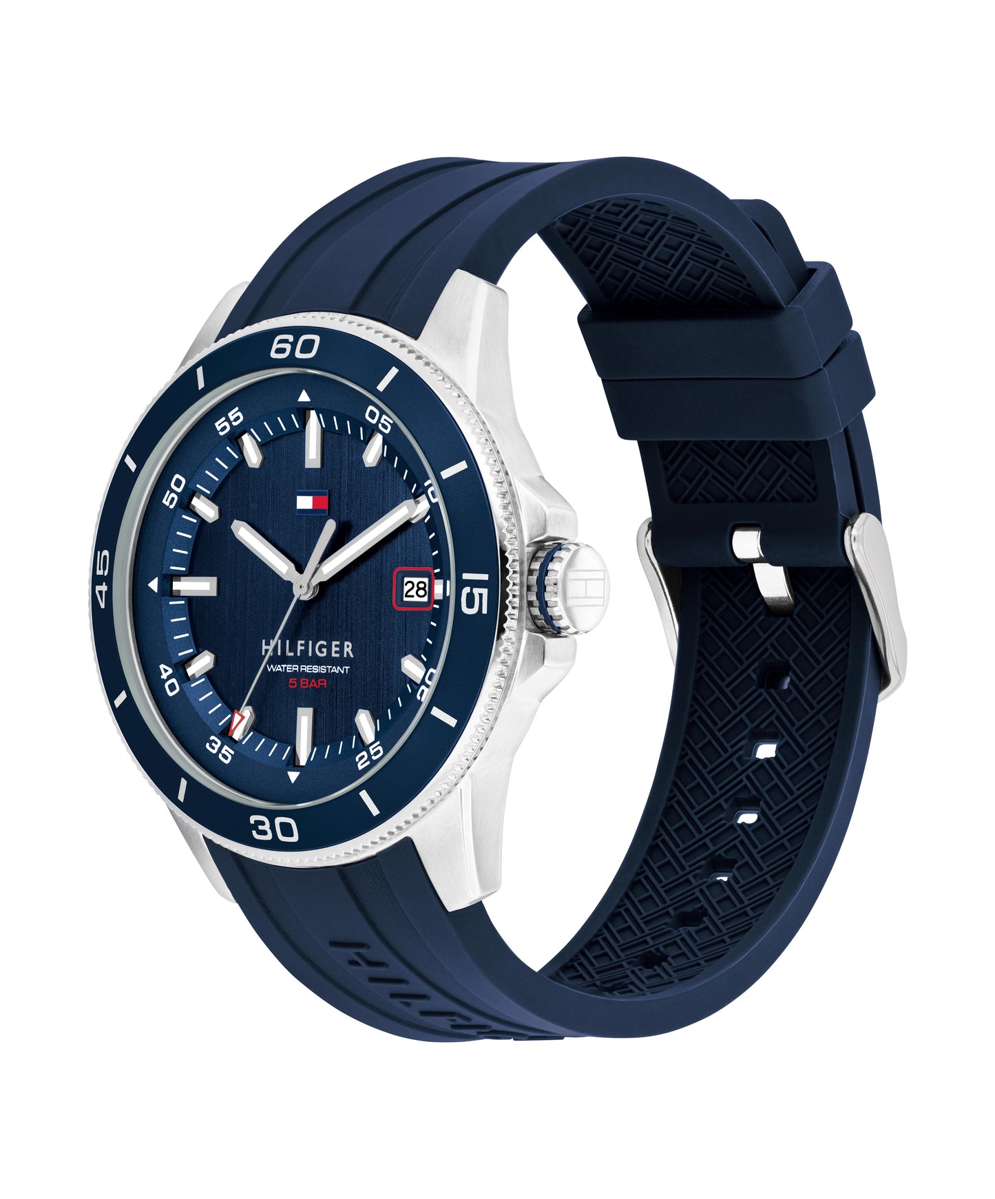 Tommy Hilfiger 1792225 Men's Blue Silicone Strap Quartz Watch