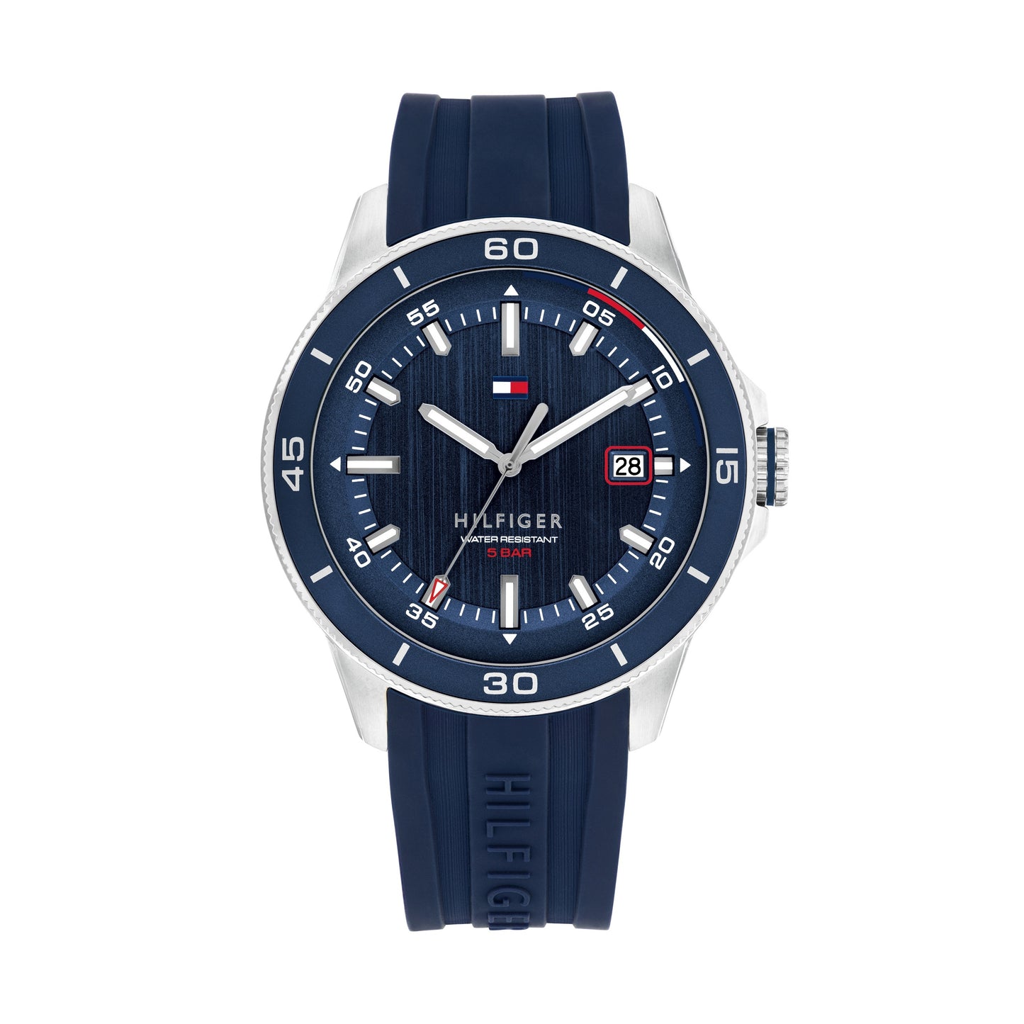 Tommy Hilfiger 1792225 Men's Blue Silicone Strap Quartz Watch