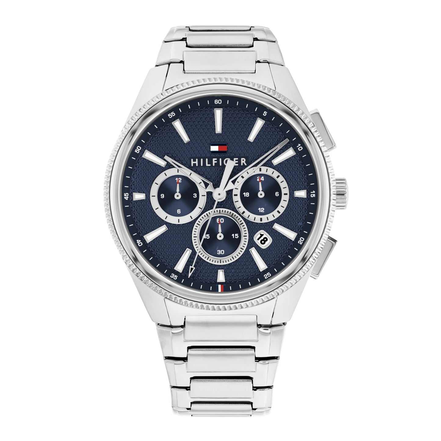 Tommy Hilfiger 1792253 Men's Stainless Steel Blue Dial Quartz Watch