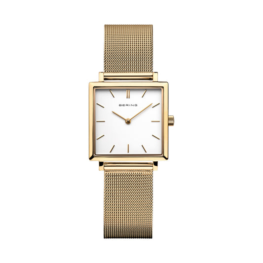 Bering 18226-334 Women's Gold Steel Mesh Watch