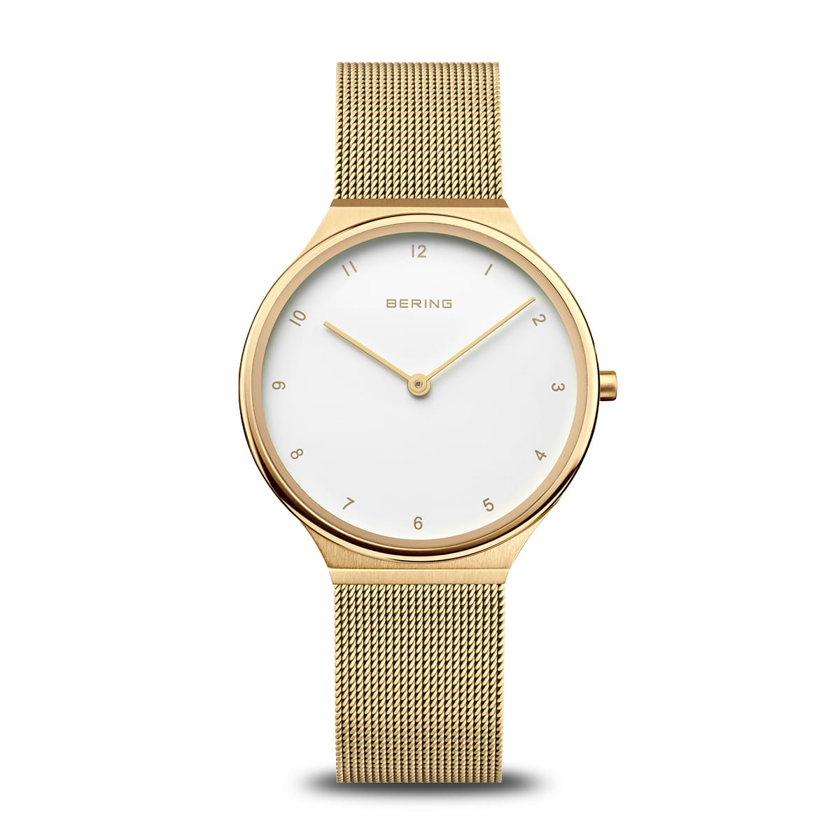 Bering 18434-334 Women's Gold Steel Mesh Watch (Outlet)