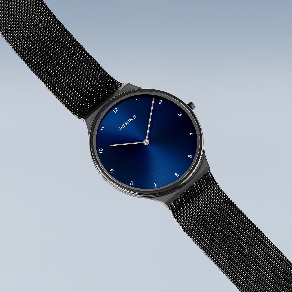 Bering 18440-227 Women's Black Steel Mesh Watch (Outlet)