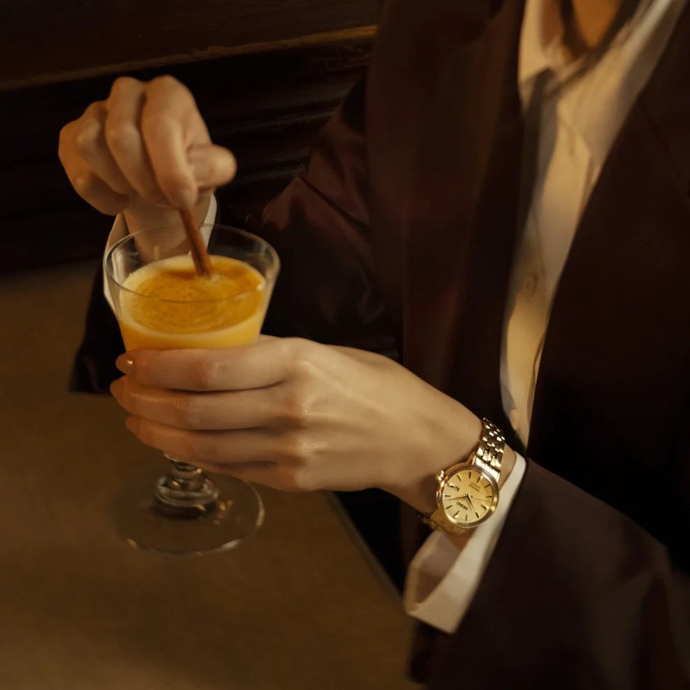 Seiko Presage Cocktail Time "Eggnog" Women's Watch SRE018J1