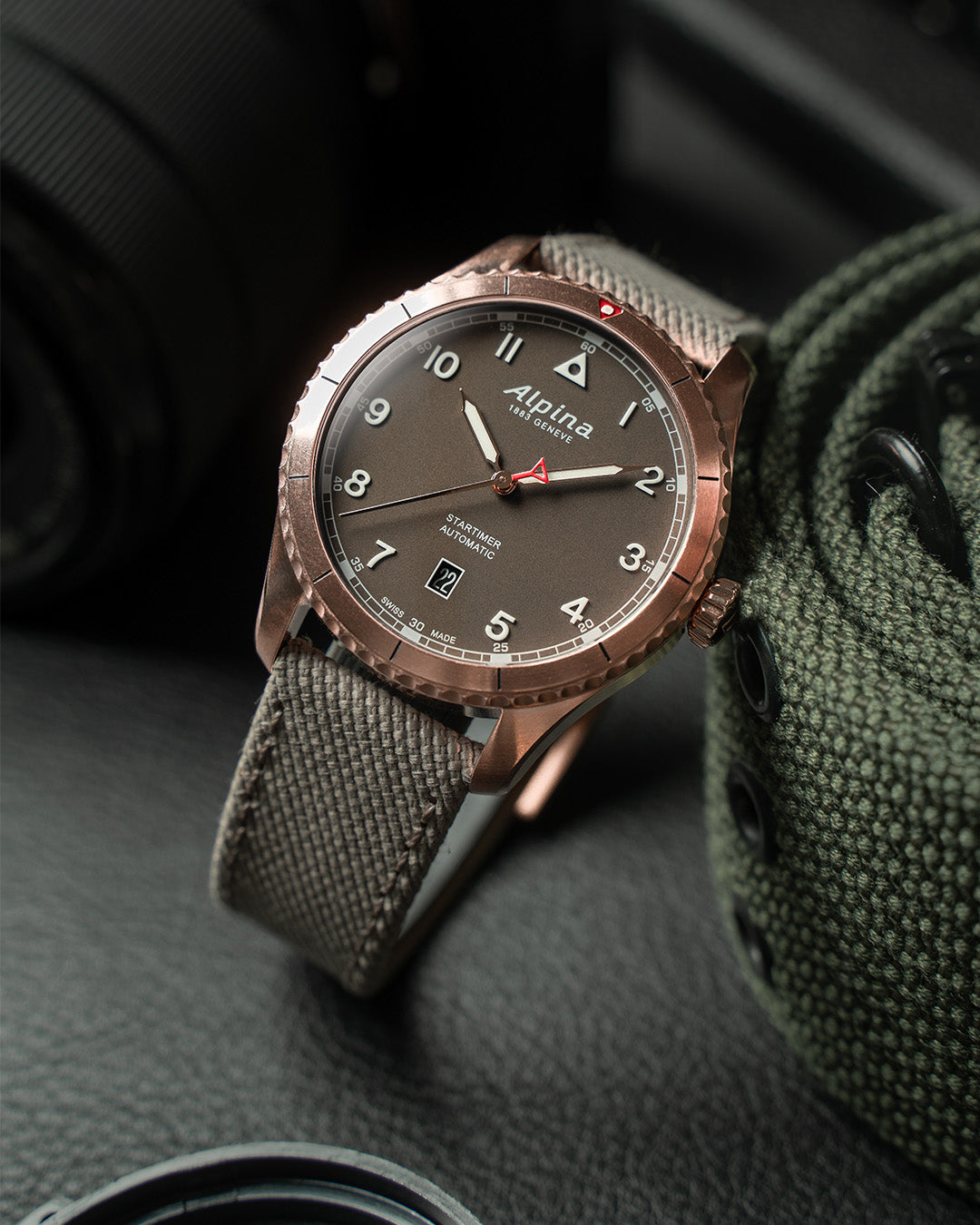 Alpina Startimer Pilot Automatic AL-525BR4S24
