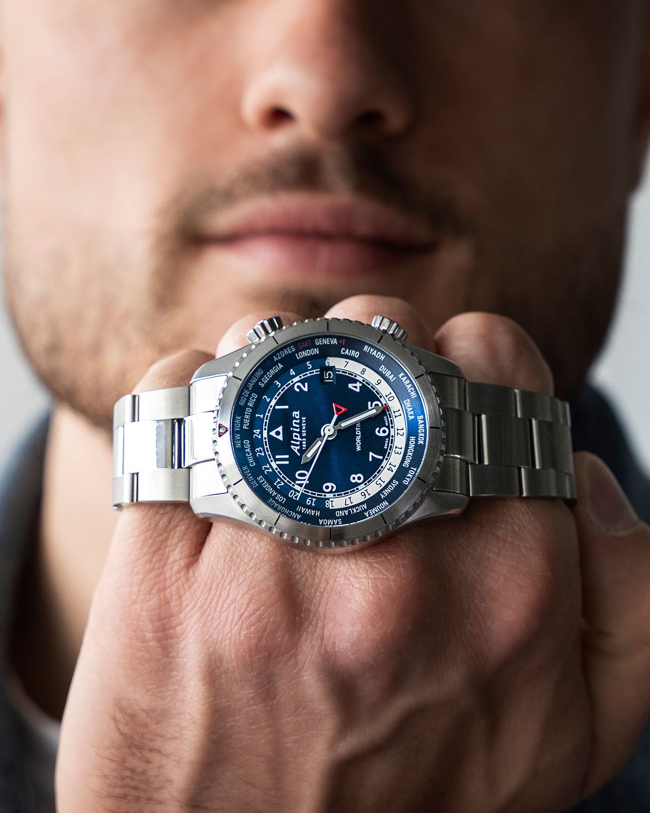 Alpina Startimer Pilot Quartz Worldtimer AL-255N4S26B