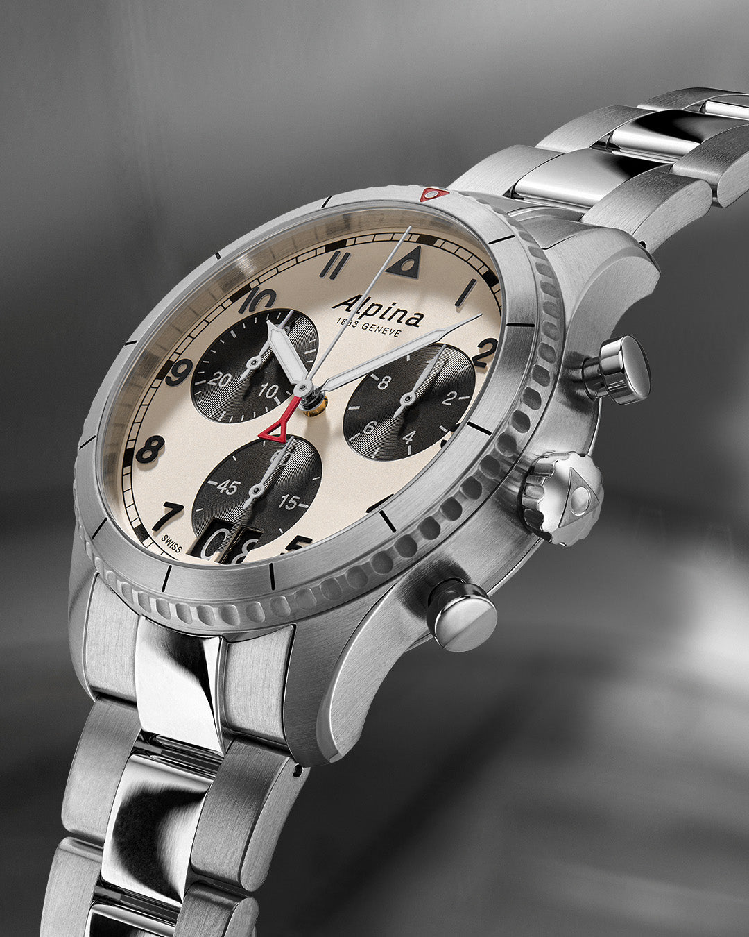 Alpina Startimer Pilot Quartz Chronograph Big Date AL-372WB4S26B