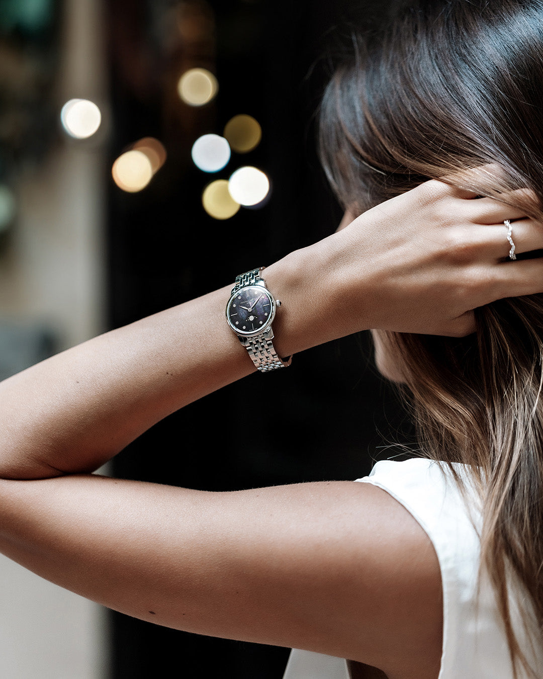Frederique Constant Classics Slimline Ladies Moonphase FC-206MPBD1S6B
