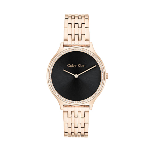 Calvin Klein 25100003 Women's Ionic Carnation Gold Plated Steel Watch