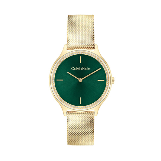 Calvin Klein 25100005 Women's Ionic Thin Gold Plated Steel Mesh Watch
