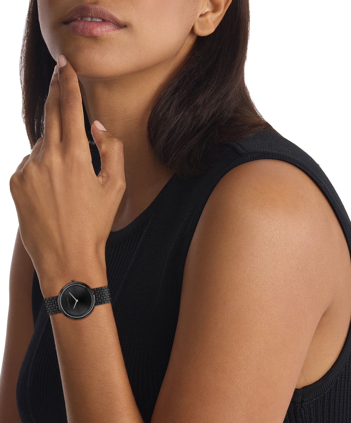 Calvin Klein 25100039 Women's Ionic Black Plated Steel Watch