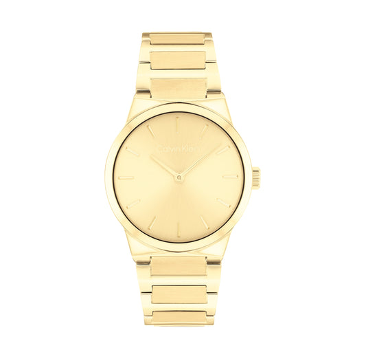 Calvin Klein 25100077 Women's Ionic Plated Thin Gold Steel Watch
