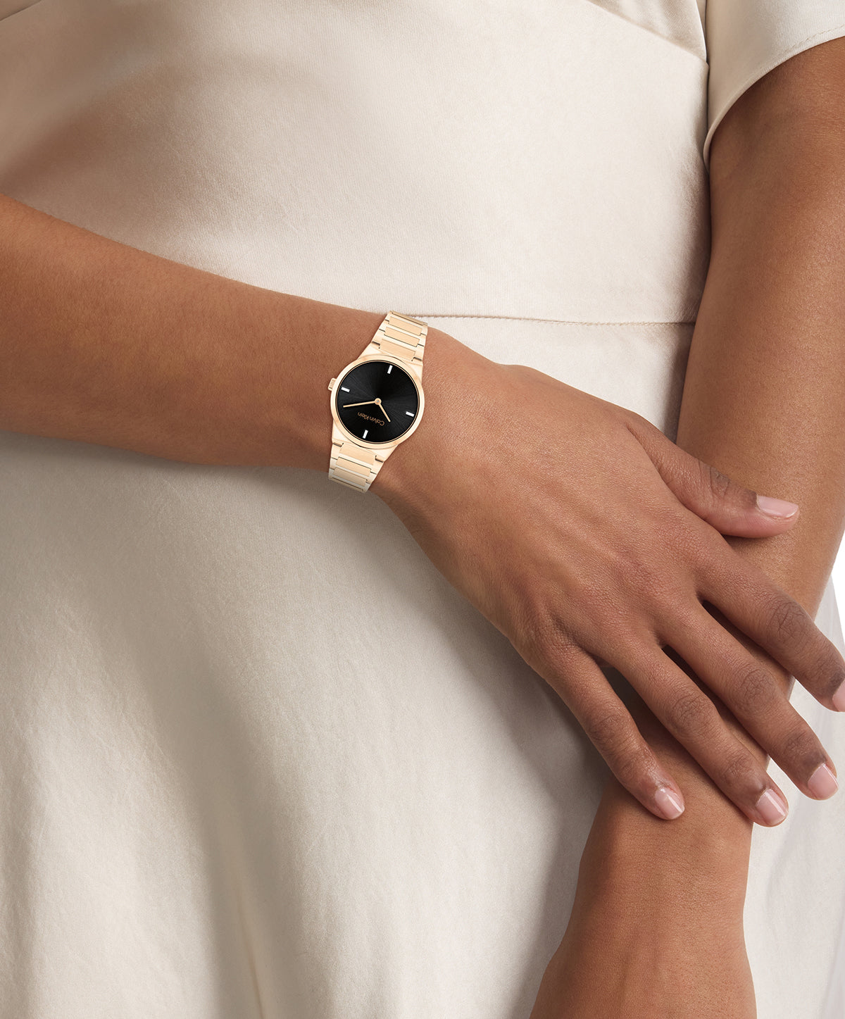 Calvin Klein 25100086 Women's Ionic Plated Rose Gold Steel Watch