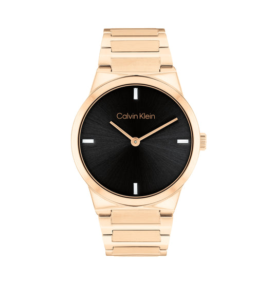 Calvin Klein 25100086 Women's Ionic Plated Rose Gold Steel Watch