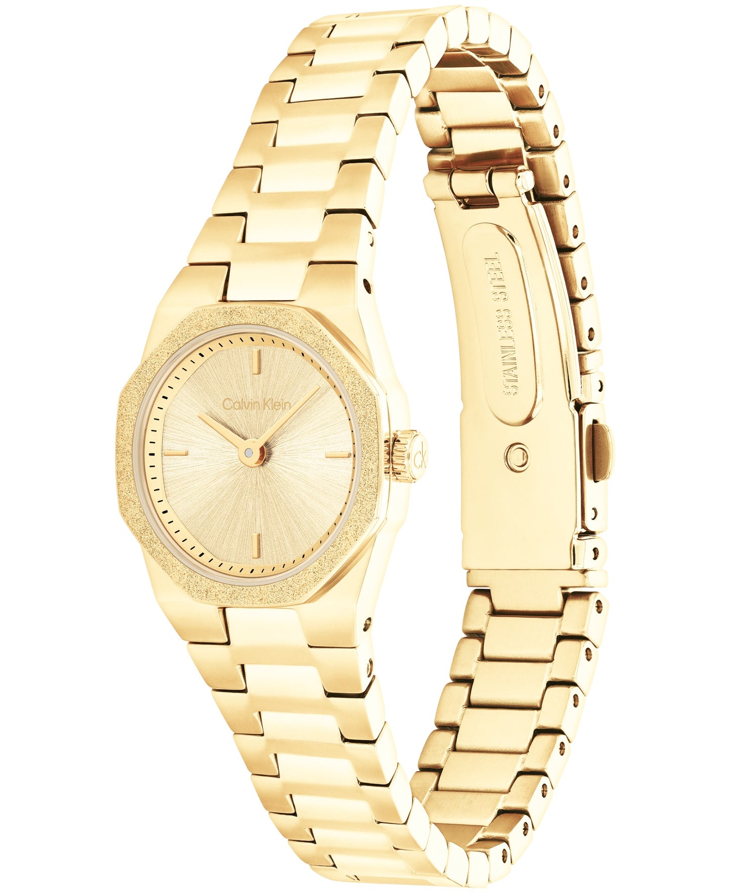Calvin Klein 25100142 Women's Ionic Plated Thin Gold Steel Watch