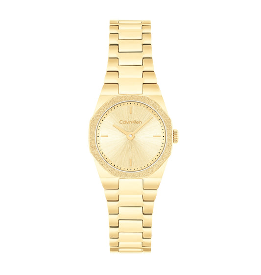 Calvin Klein 25100142 Women's Ionic Plated Thin Gold Steel Watch