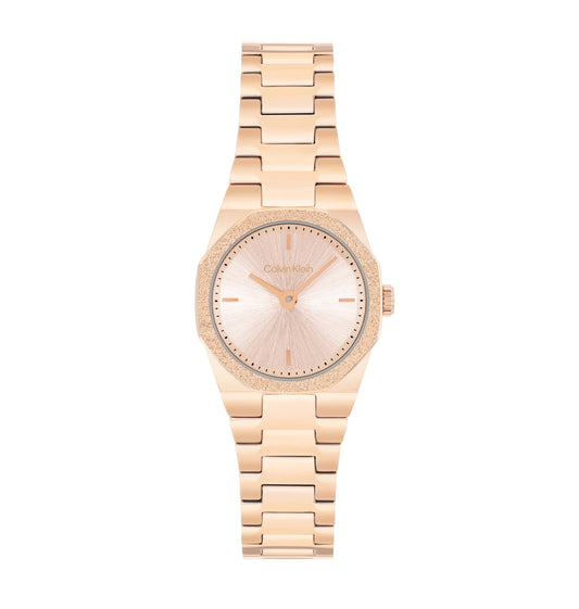 Calvin Klein 25100143 Women's Ionic Plated Rose Gold Steel Watch